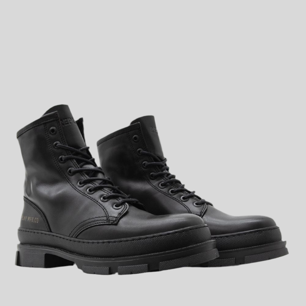 Botas de motociclista elegantes con encaje Vega Reply para hombre