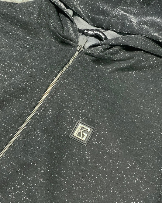 GIANNI KAVANAGH : Black Fireworks Hoody Jacket