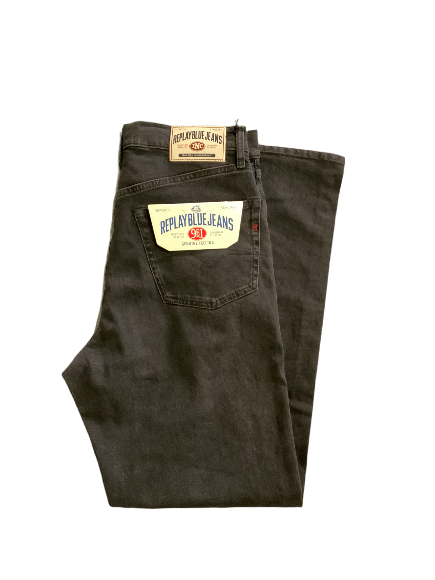 REPLAY JEANS Iconic 901 in Black color for Unisex