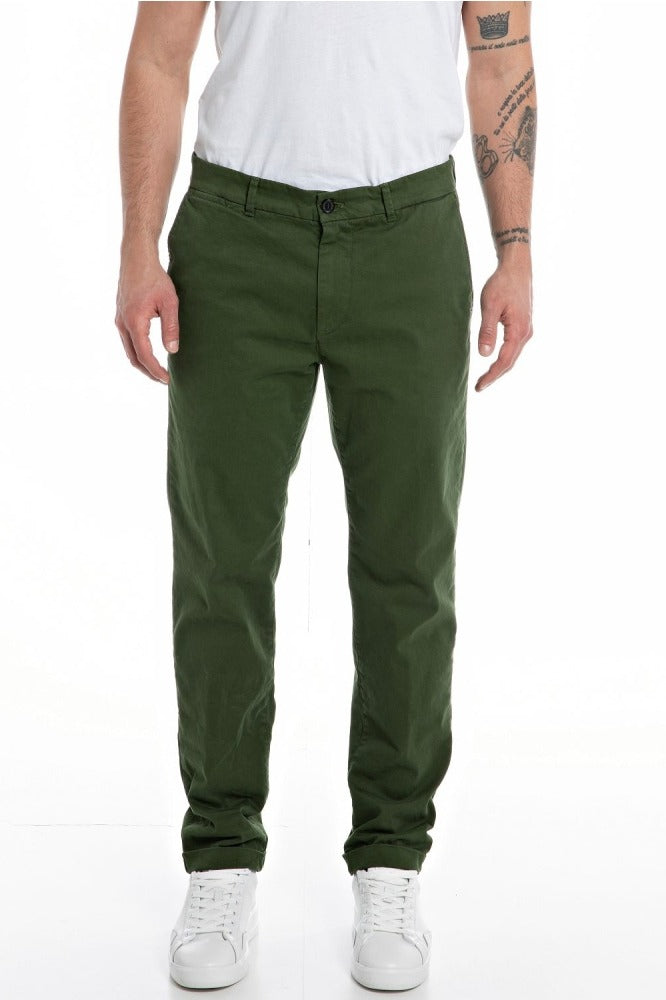 REPLAY PANTON CHINO OIL MB9889.000.84249.312