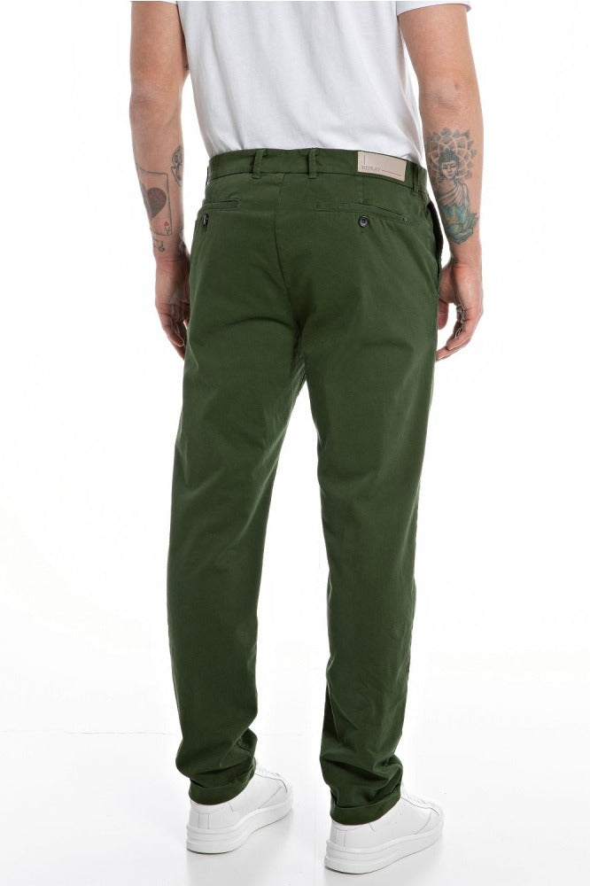 REPLAY PANTON CHINO OIL MB9889.000.84249.312