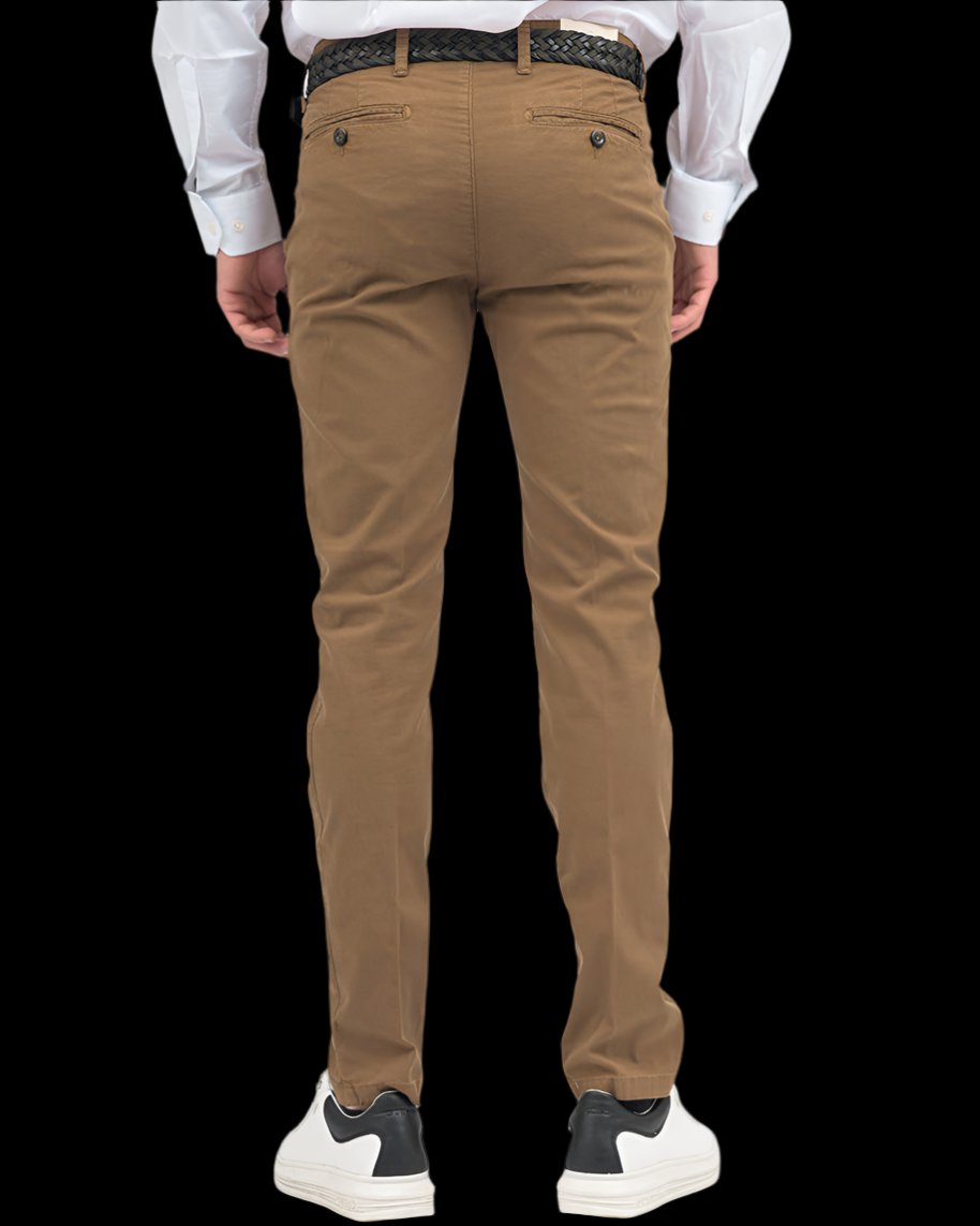 FOUR.TEN T910.223048 Casual Gabardine Basic Chino Trousers for Man