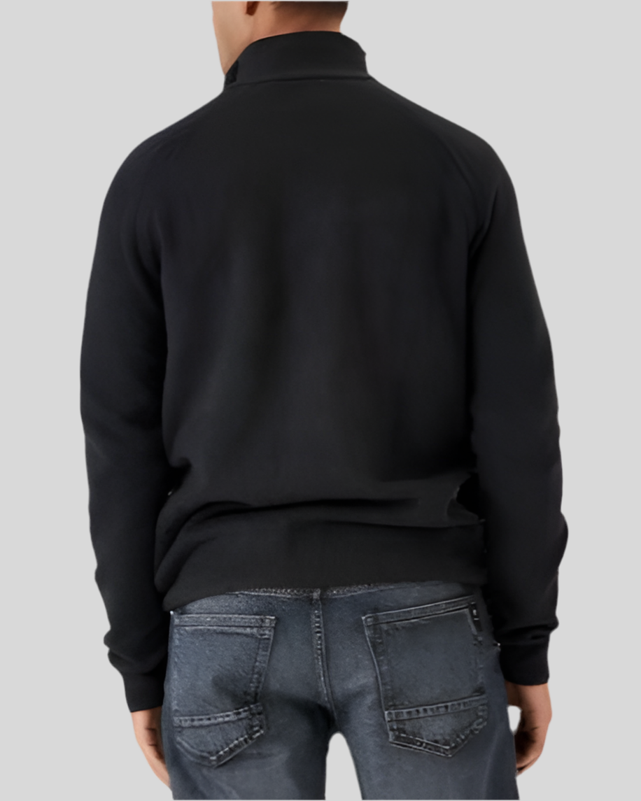 GARCIA : Long Sleeve Half Zip Sweater for Man