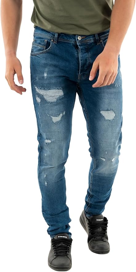 PROJECTX PARIS : Denim Trousers TP21007LB for Man