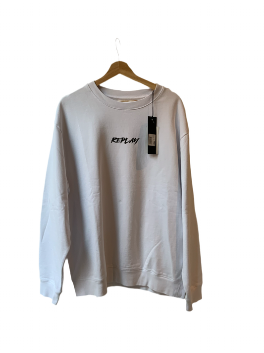 REPLAY HOME HOODIE WHITE