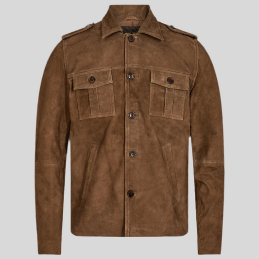 Mos Mosh Stylish and Comfortable Luke Suede Jacket for Men