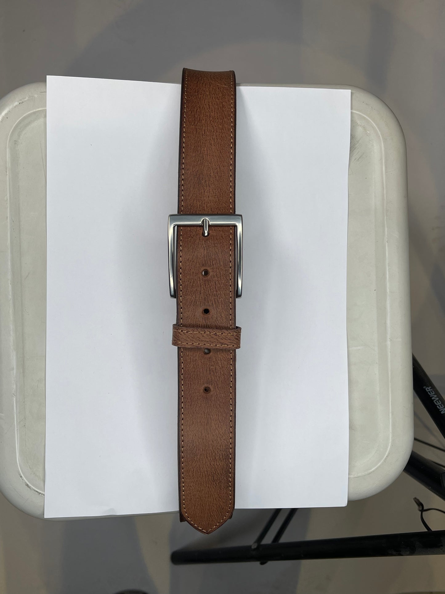 Best Italian Brand Leather Belt Ligth Coffe