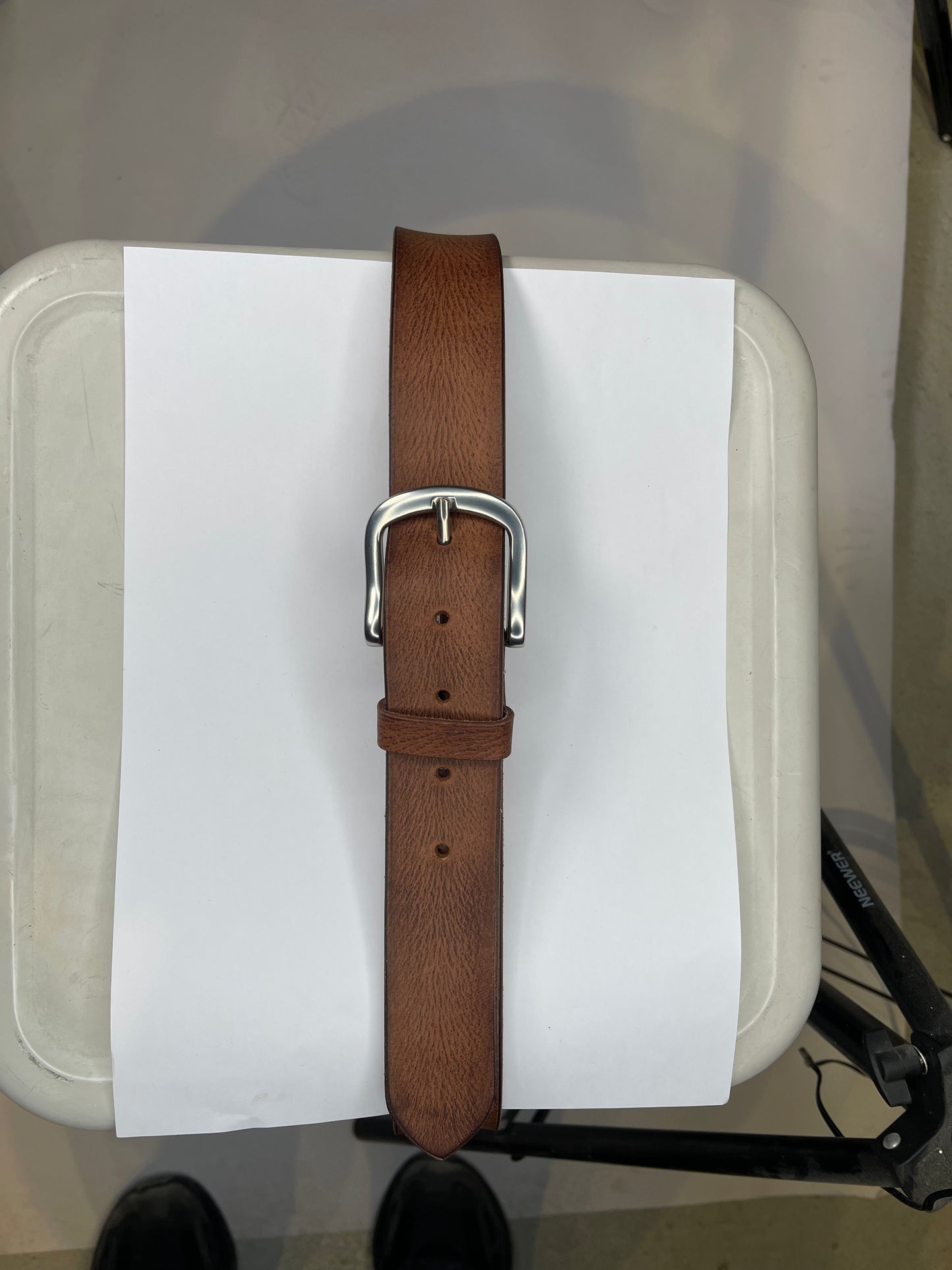 Best Italian Brand Leather Belt Ligth Coffe