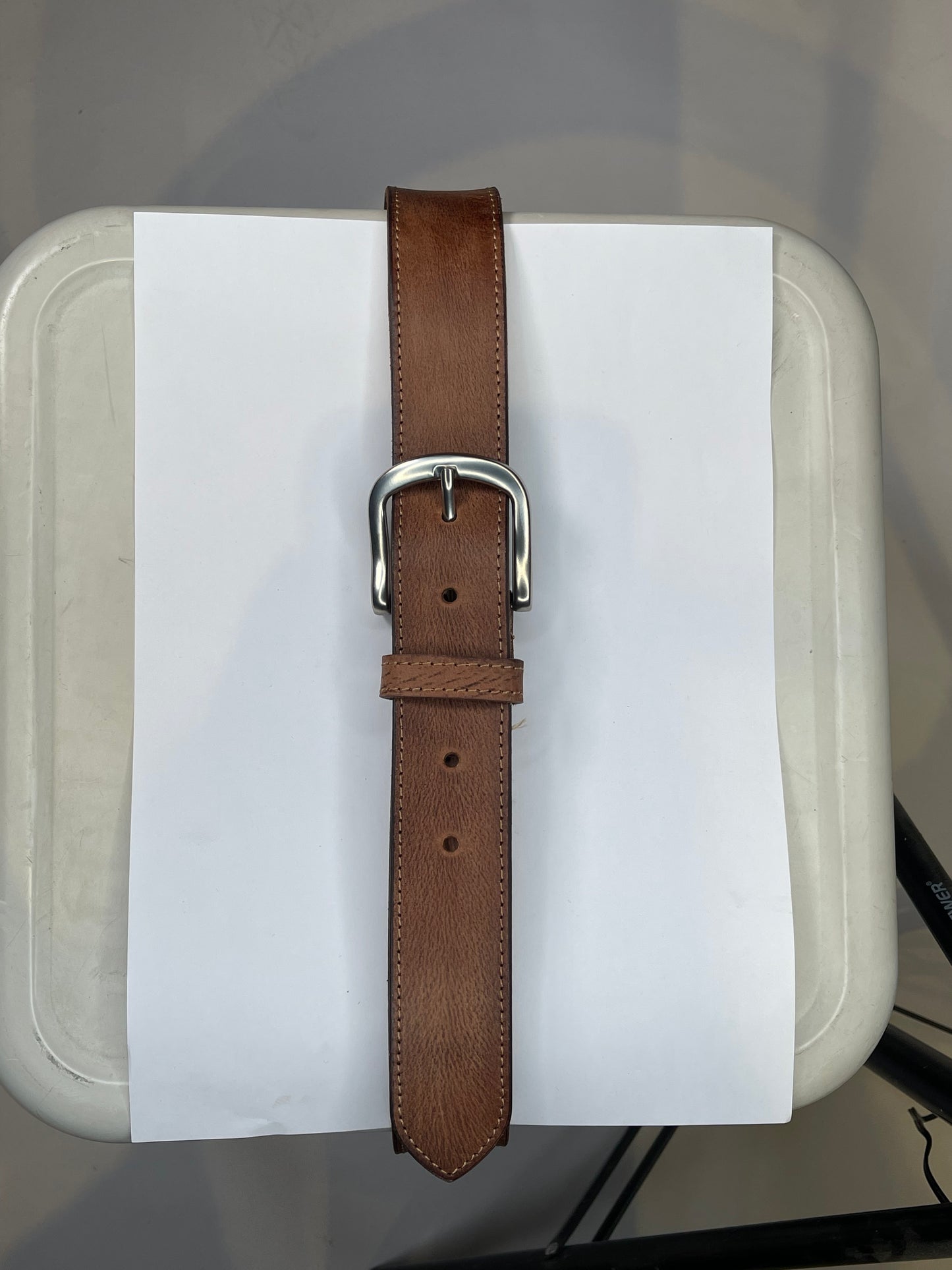 Best Italian Brand Leather Belt Ligth Coffe