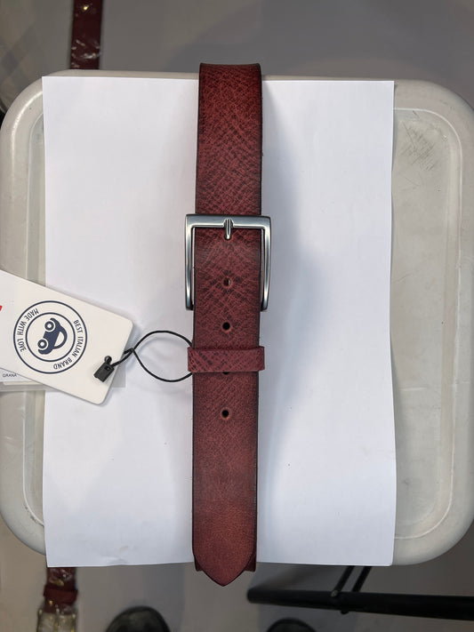 Best Italian Brand Leather Belt Wine