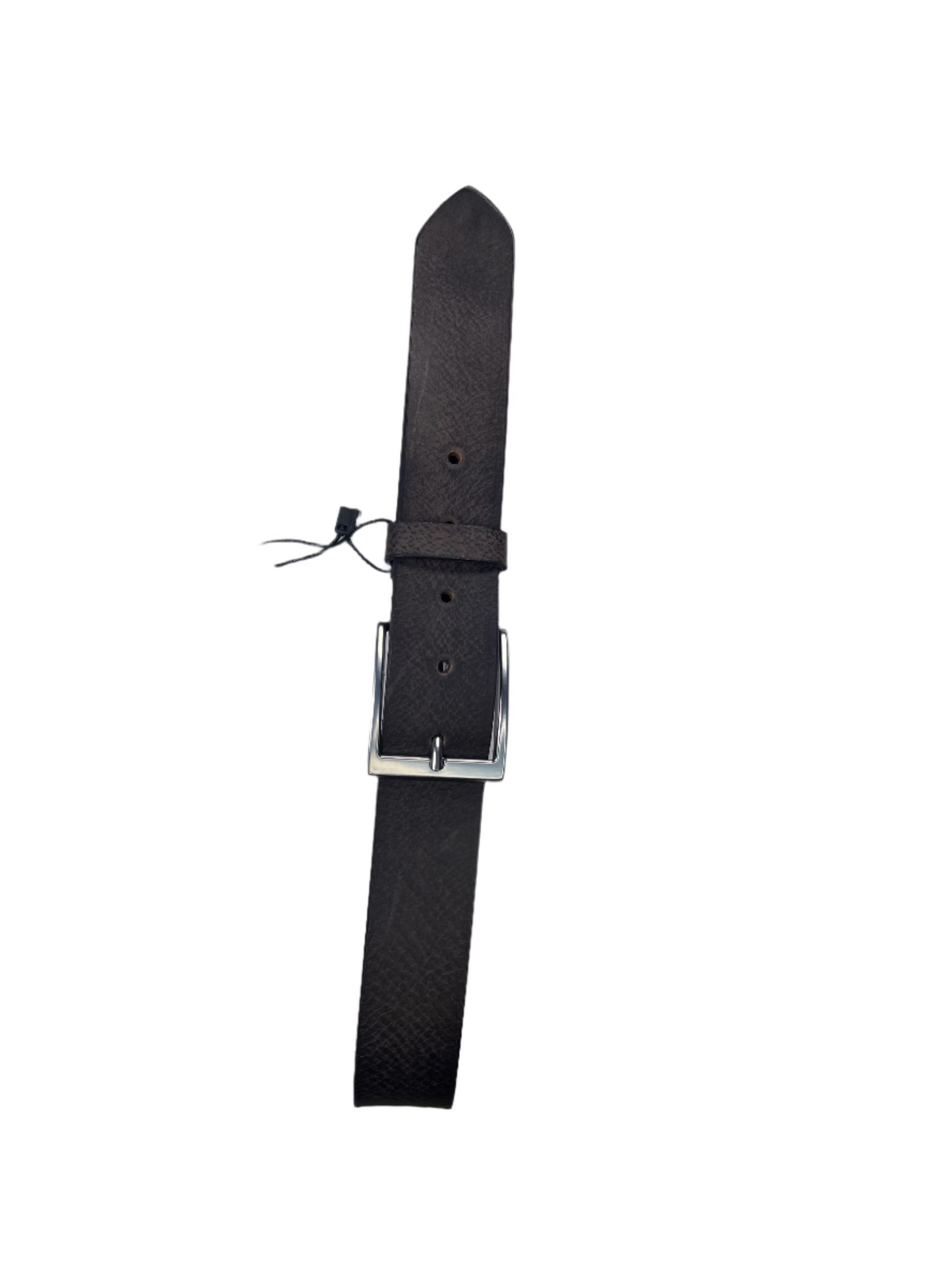 Best Italian Brand Leather Belt Dark Grey