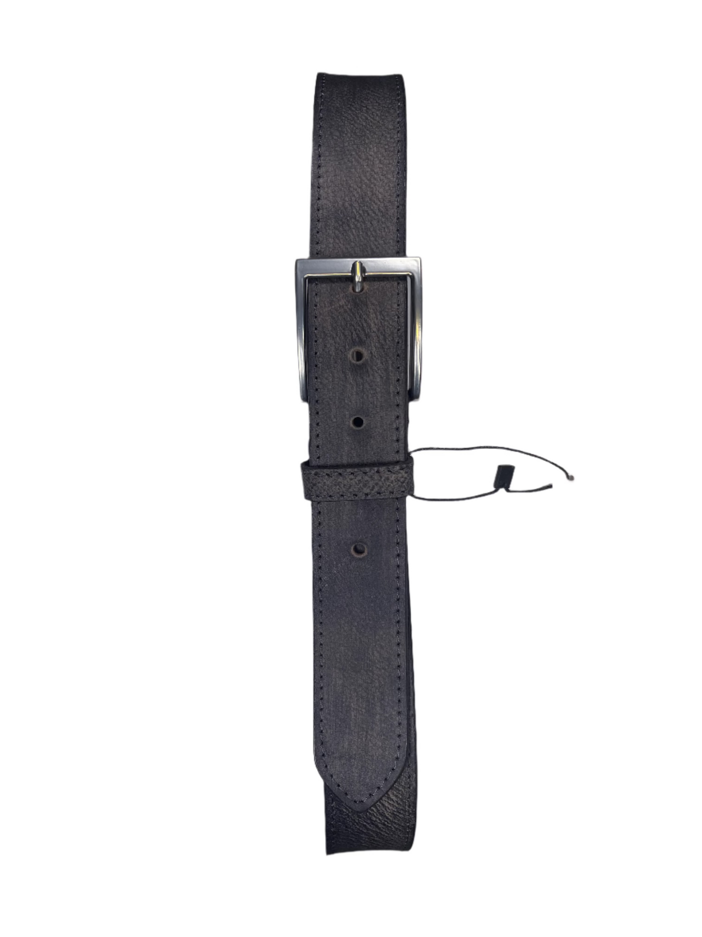 Best Italian Brand Leather Belt Dark Grey