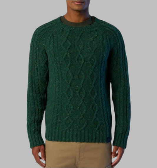 North Sails Men's Crewneck 3GG Knitwear Lake Green