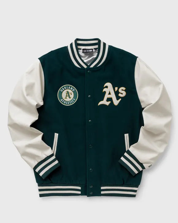 NEW ERA HERITAGE VARSITY GREEN JACKET