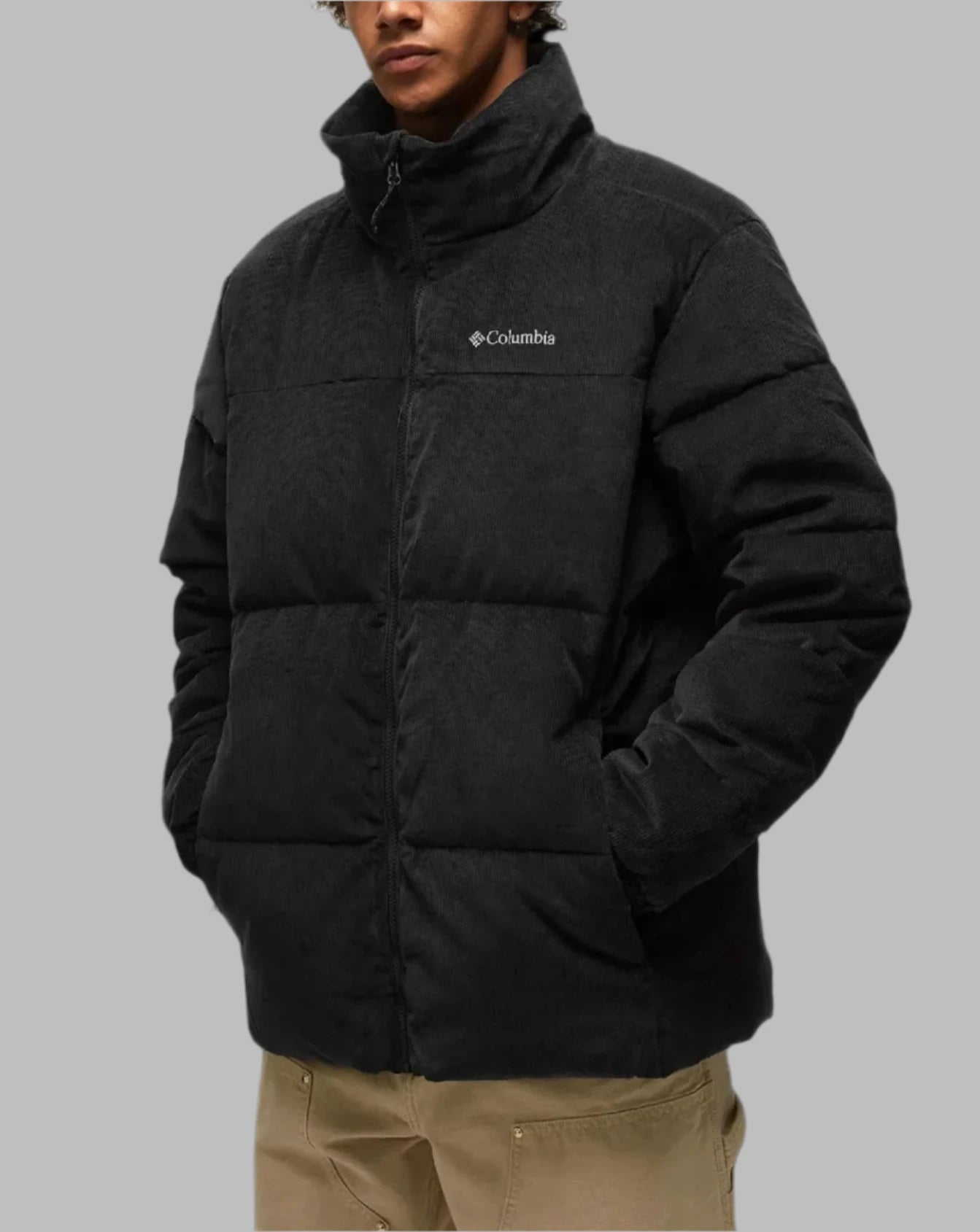 COLUMBIA Puffect™ Corduroy Jacket Black for Man