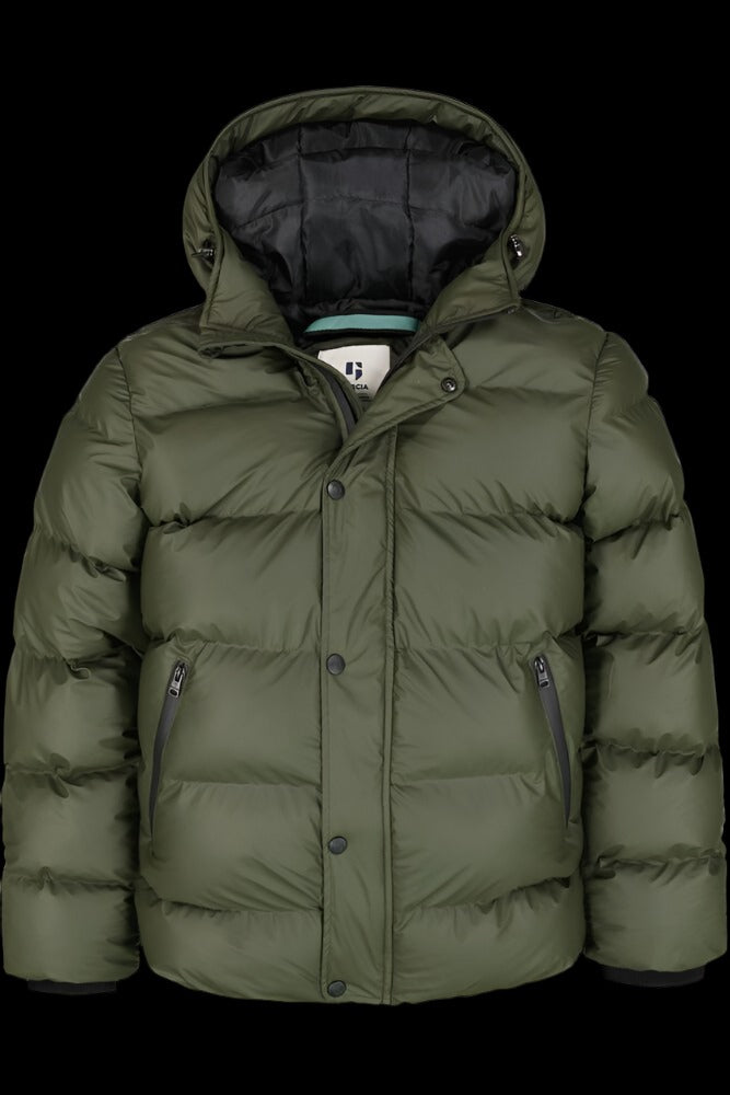 GARCIA : Dark Green Puffer Jacket for Man