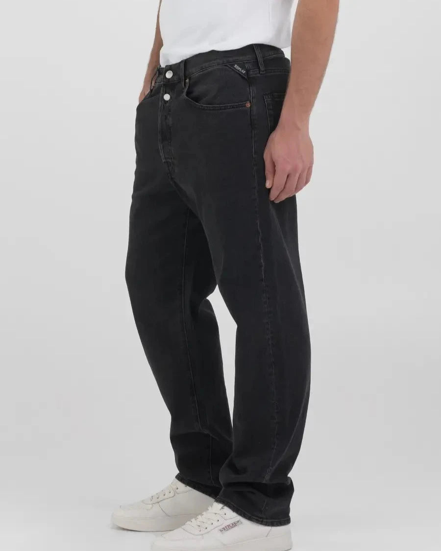 REPLAY JEANS Iconic 901 in Black color for Unisex