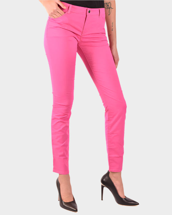 SCOTCH&SODA Maison Scotch Luka Skinny Pink Trousers for Woman